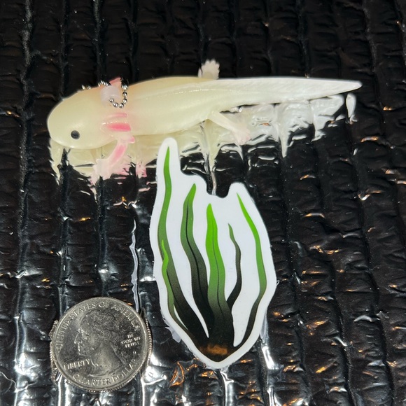 PLANT Axolotl Crazy Trending WaterProof Single Decor Accent Sticker - Picture 2 of 3